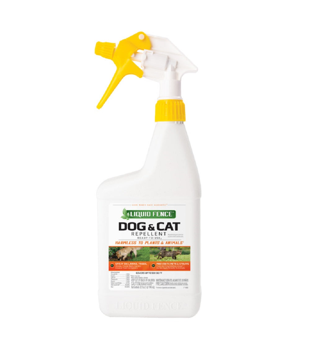 Liquid Fence 71296 Dog & Cat Repellent, 1 Quart