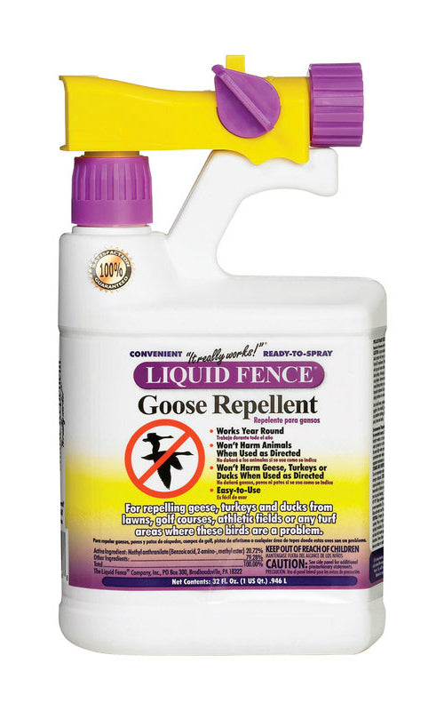 Liquid Fence HG-1466X Goose Repellent Spray, 32 Oz