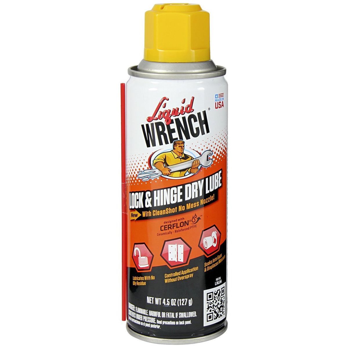 Liquid Wrench LHL04 Lock And Hinge Dry Lube, 4.5 oz