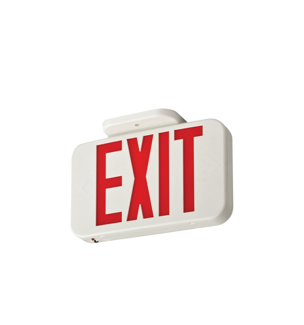 Lithonia Lighting 210LAN Indoor LED Lighted Exit Sign, Red/White