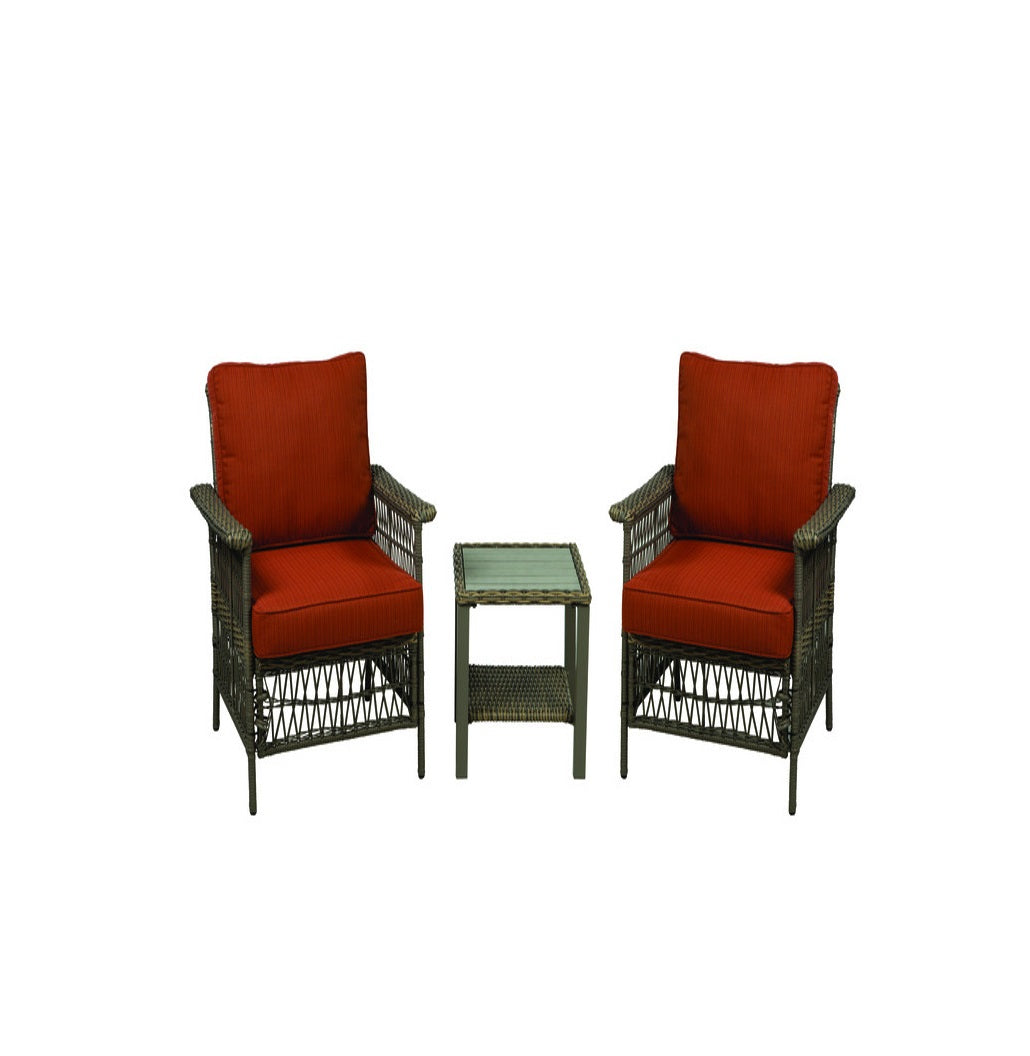 Living Accents 3PS12619C Tudor Resin Bistro Set, 3 Piece