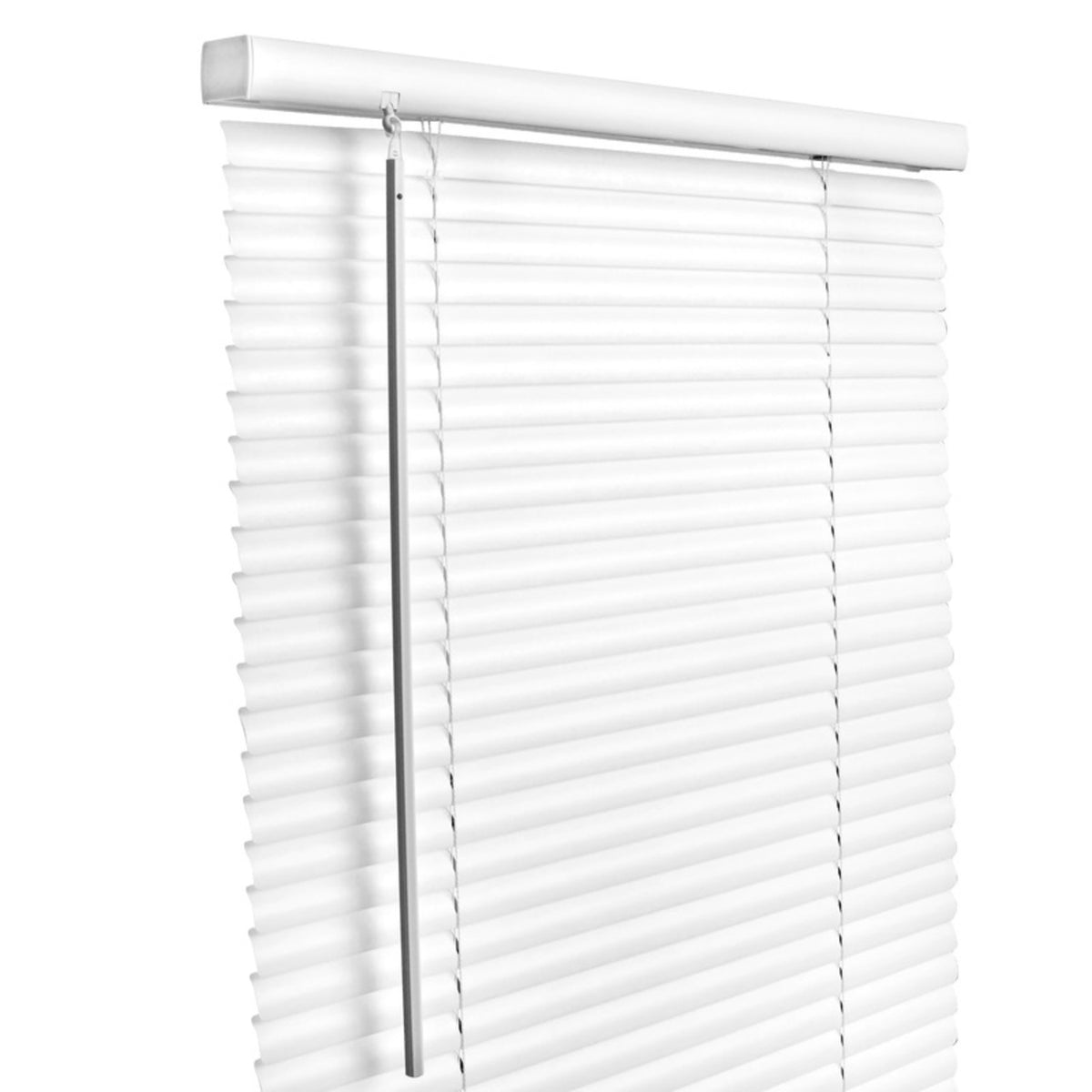 Living Accents MAX3164WH Horizontal Mini-Blinds, Vinyl, White, 31" x 64"