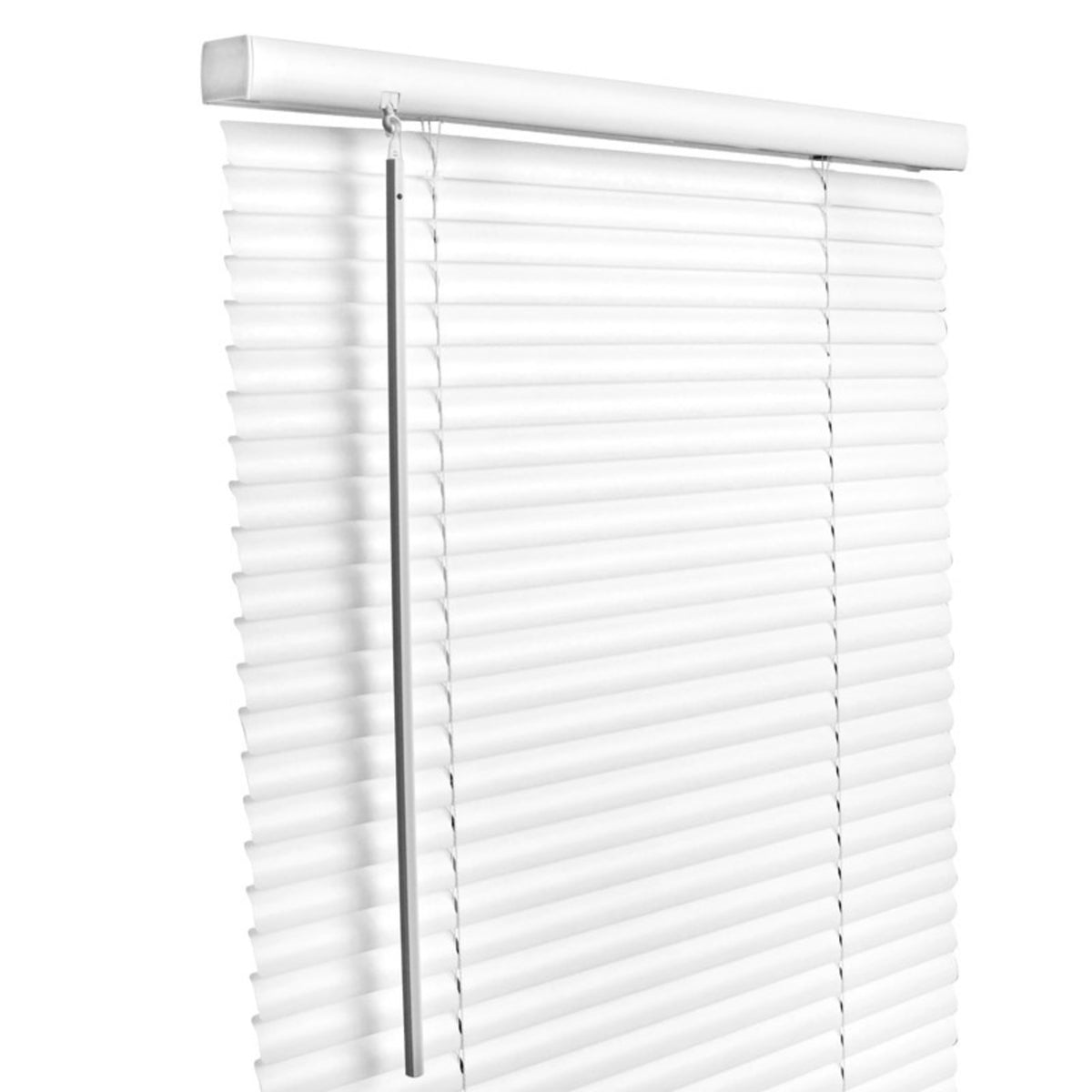 Living Accents MAX3264WH Horizontal Mini-Blinds, Vinyl, White, 32" x 64"