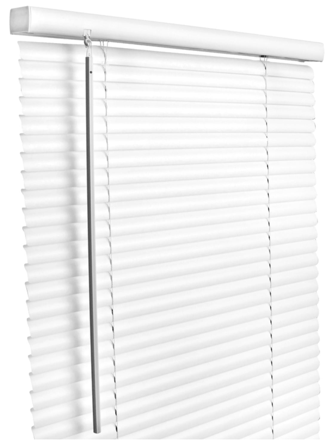 Living Accents MAX4664WH Horizontal Mini-Blinds, Vinyl, White, 46" x 64"