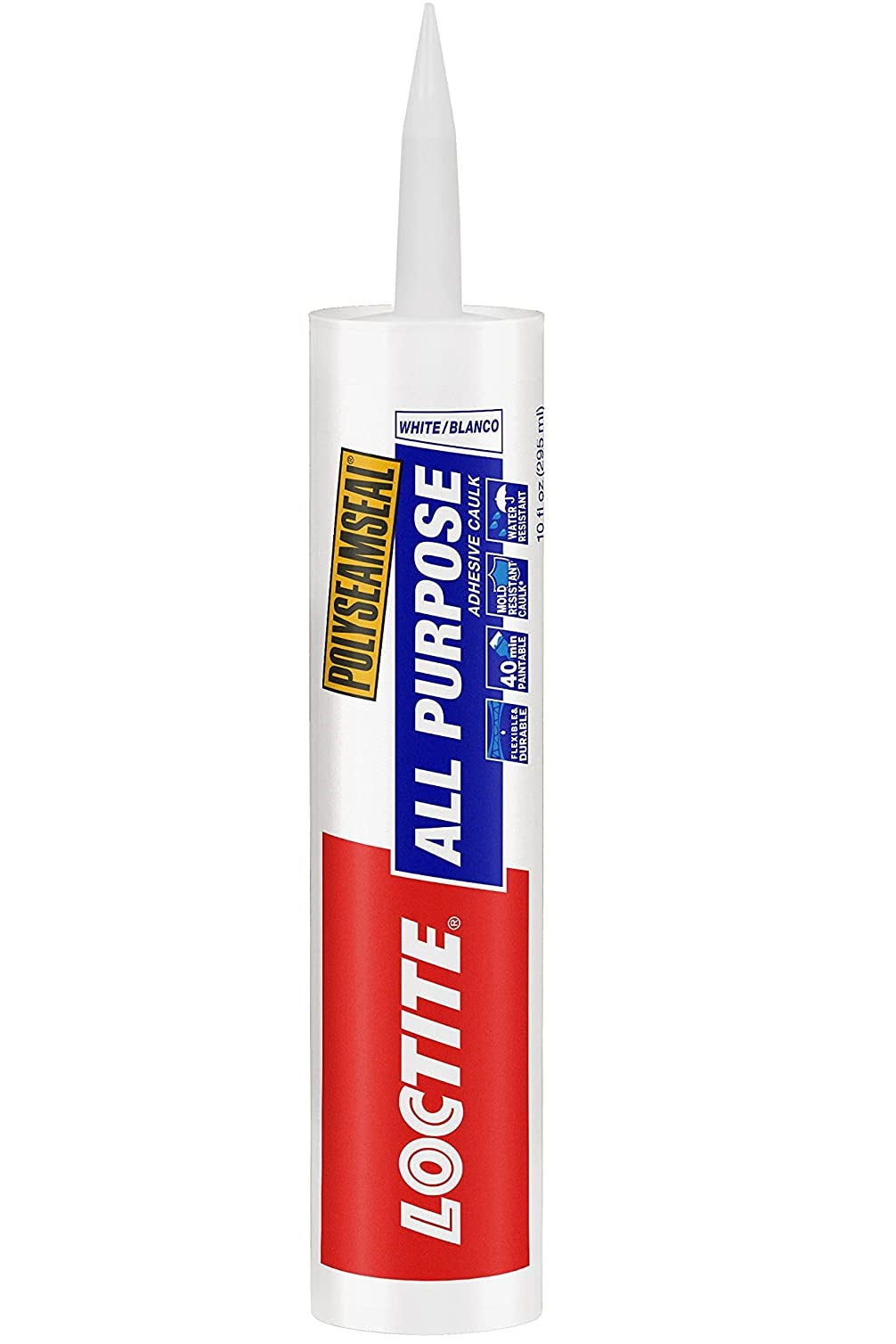 Loctite 2154751 Polyseamseal Adhesive Caulk, White, 10 Oz