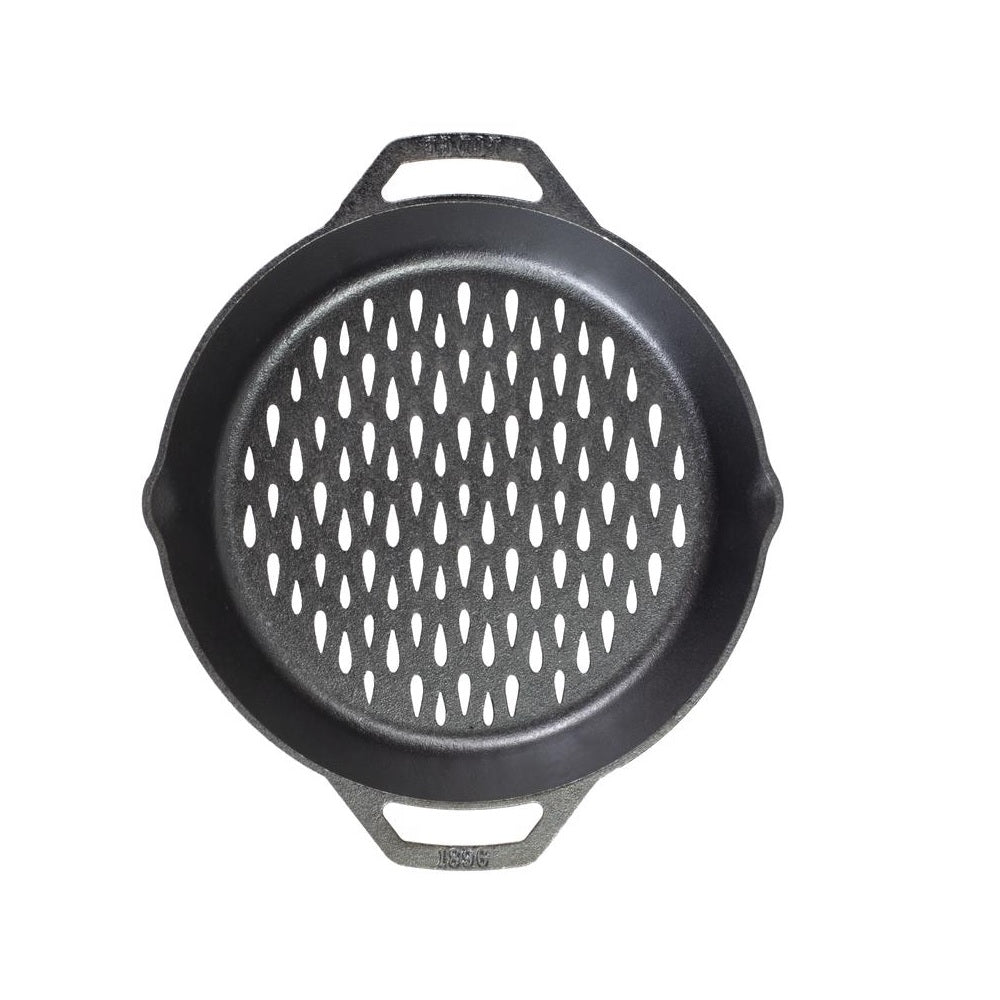 Lodge L10GBL Grill Basket, Black