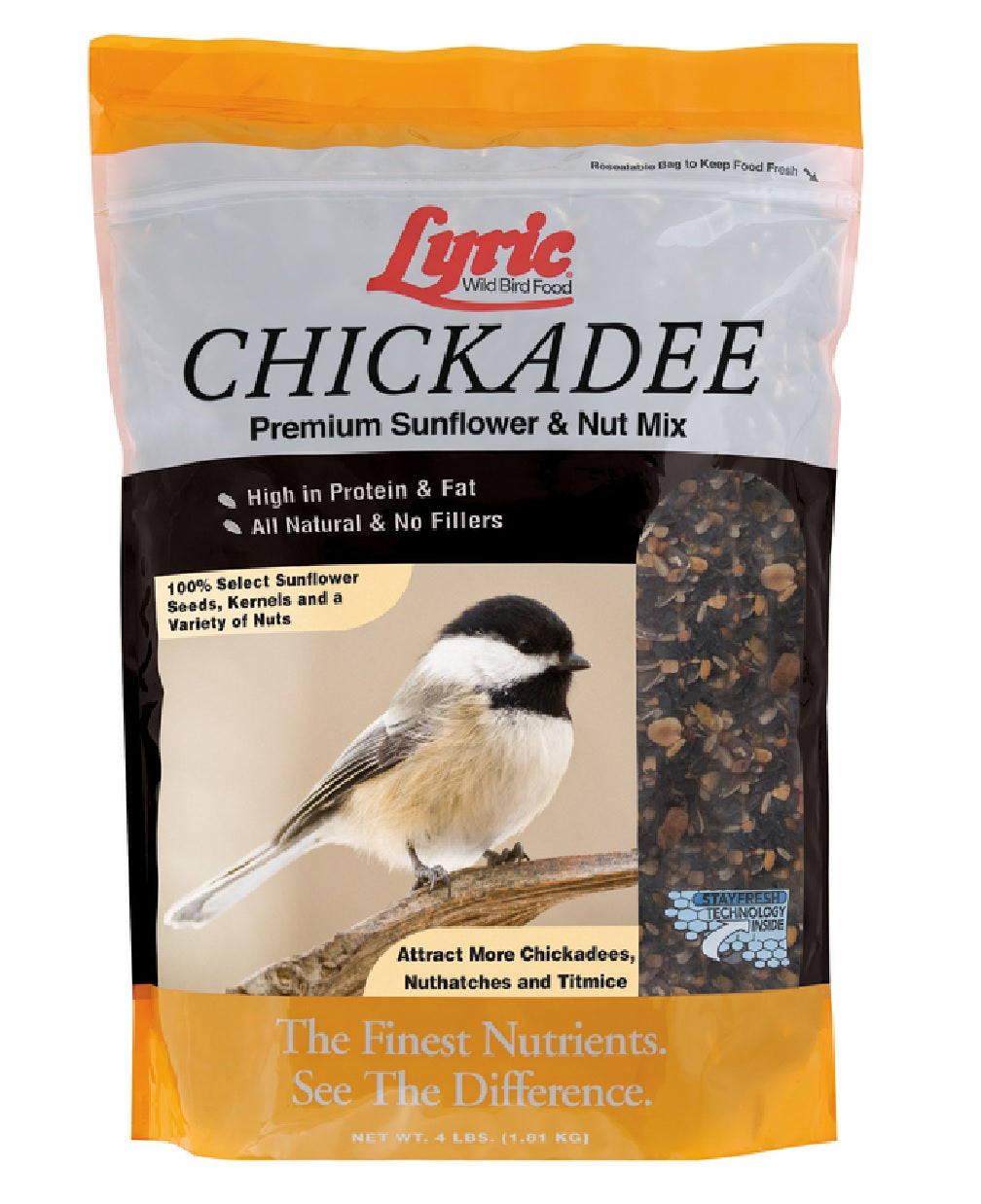 Lyric 26-19063 Chickadee Wild Bird Food, 4 lbs