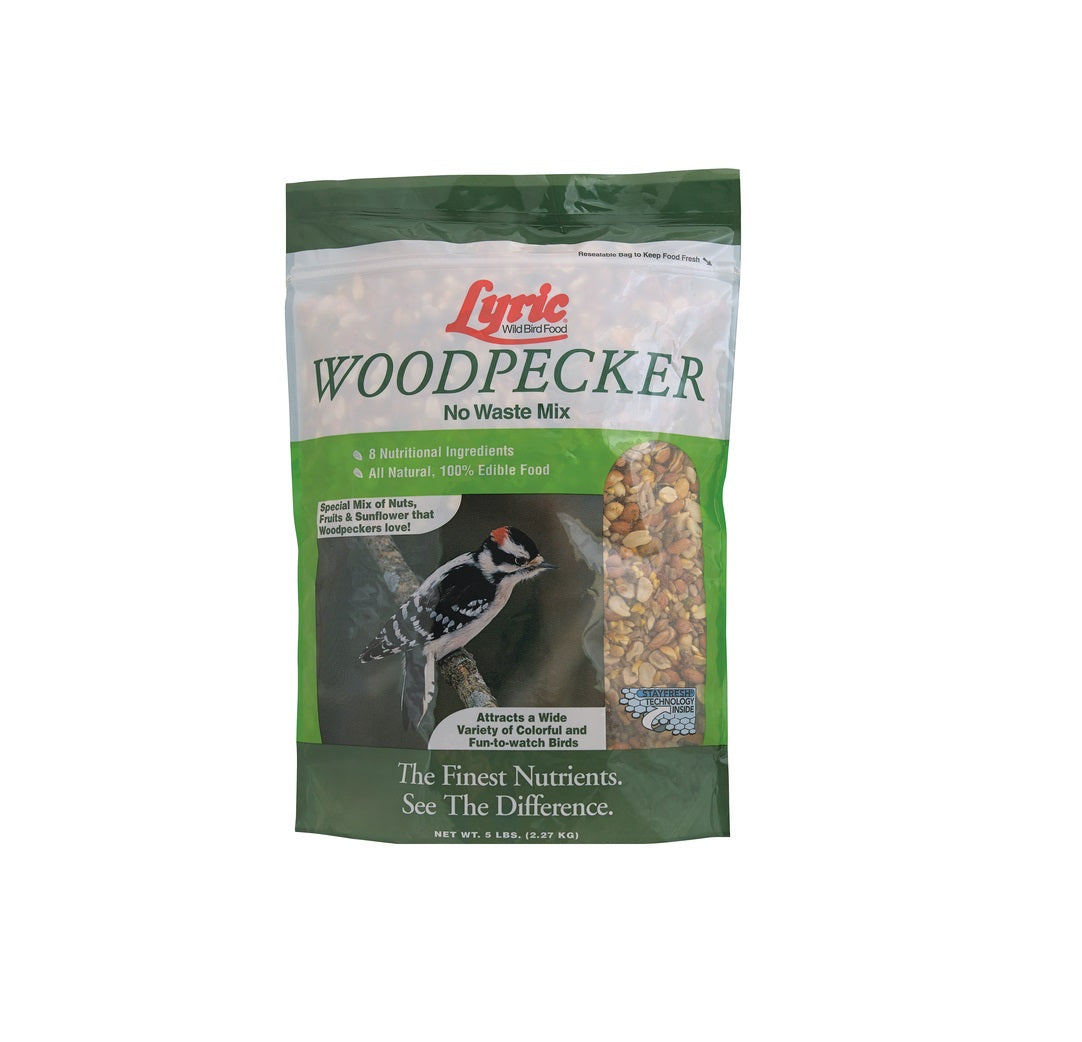 Lyric 26-47405 Woodpecker Peanuts Wild Bird Food, 5 Lb