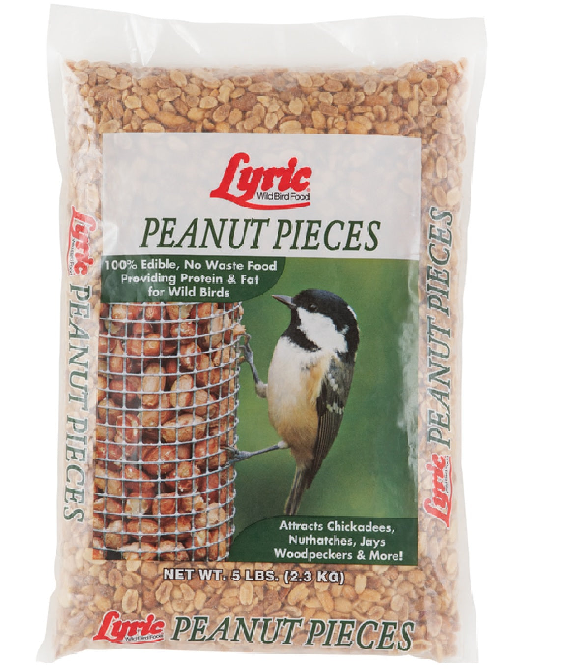 Lyric 26-47429 Peanut Pieces Wild Bird Food, 5 lbs