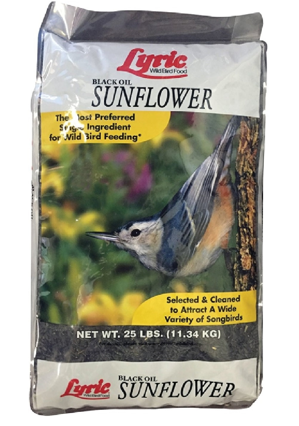 Lyric 2647281 Black Oil Sunflower Seed, 25 lbs