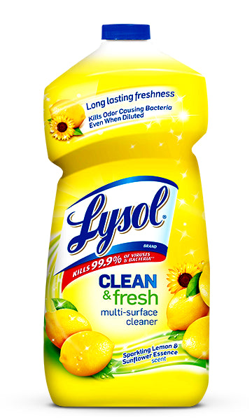 Lysol 1920078626 All Purpose Liquid Cleaner, Lemon Breeze, 40 Oz .