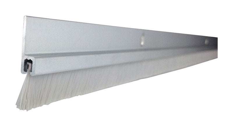 M-D Building 19107 Aluminum Door Sweep with Nylon Brush, 36" L