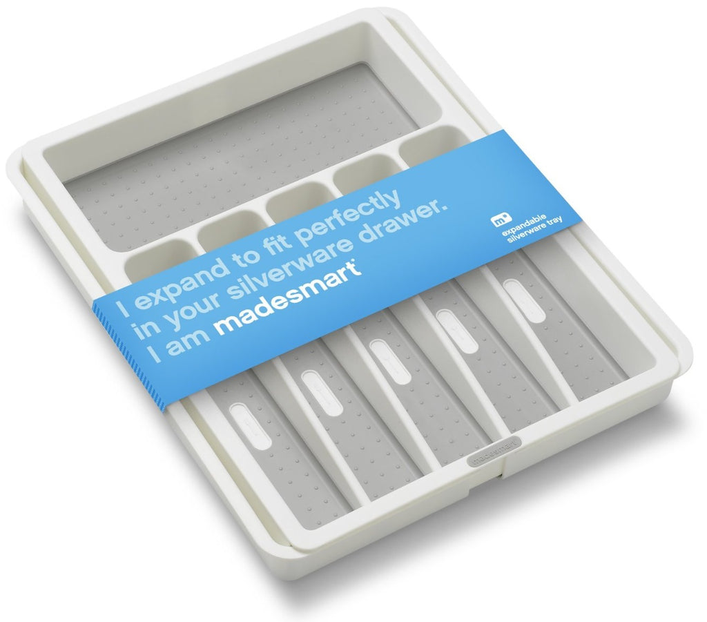 Madesmart Silverware Tray Expandable, shop small & large storage bags