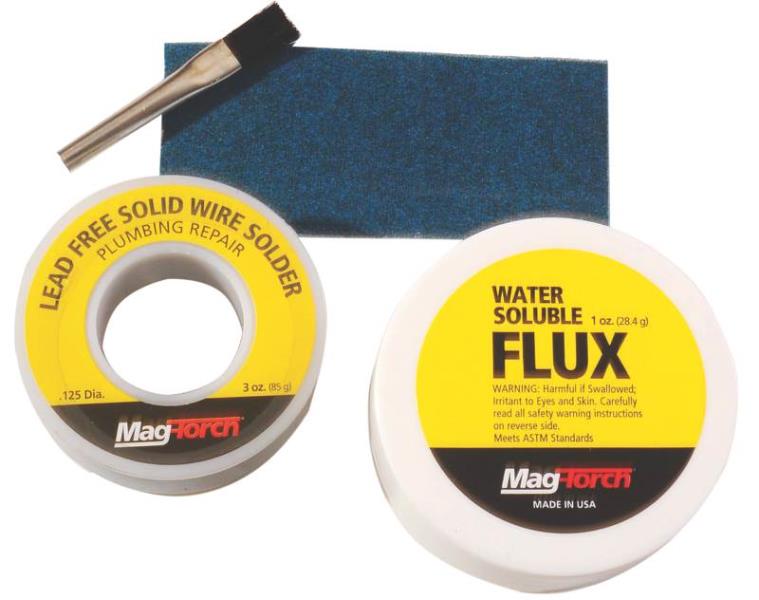 Mag-Torch MT 350 WF Solid Wire Solder and Water Soluble Paste Flux Kit