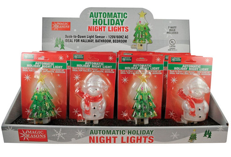 Magic Seasons 702233 Automatic Christmas Night Light