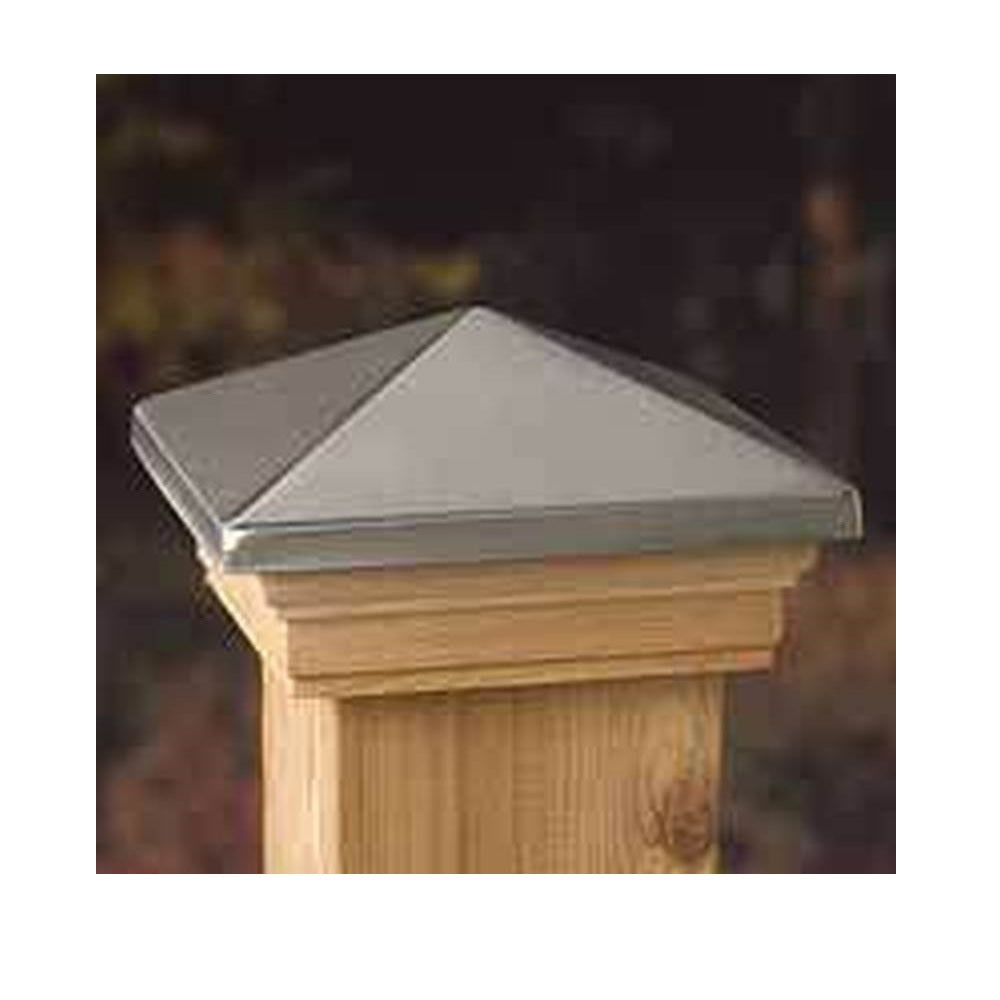 Maine Ornamental 72332 Postcap Treated, 4" x 4", Stainless