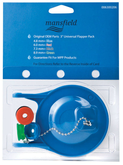 Mansfield 630-0207-12 Flapper Kit, 3" Width
