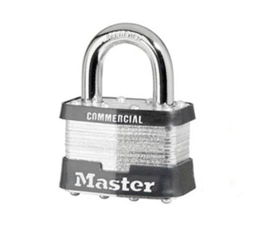 Master Lock 5KA A445 Laminated Padlock, Steel, Keyed Alike