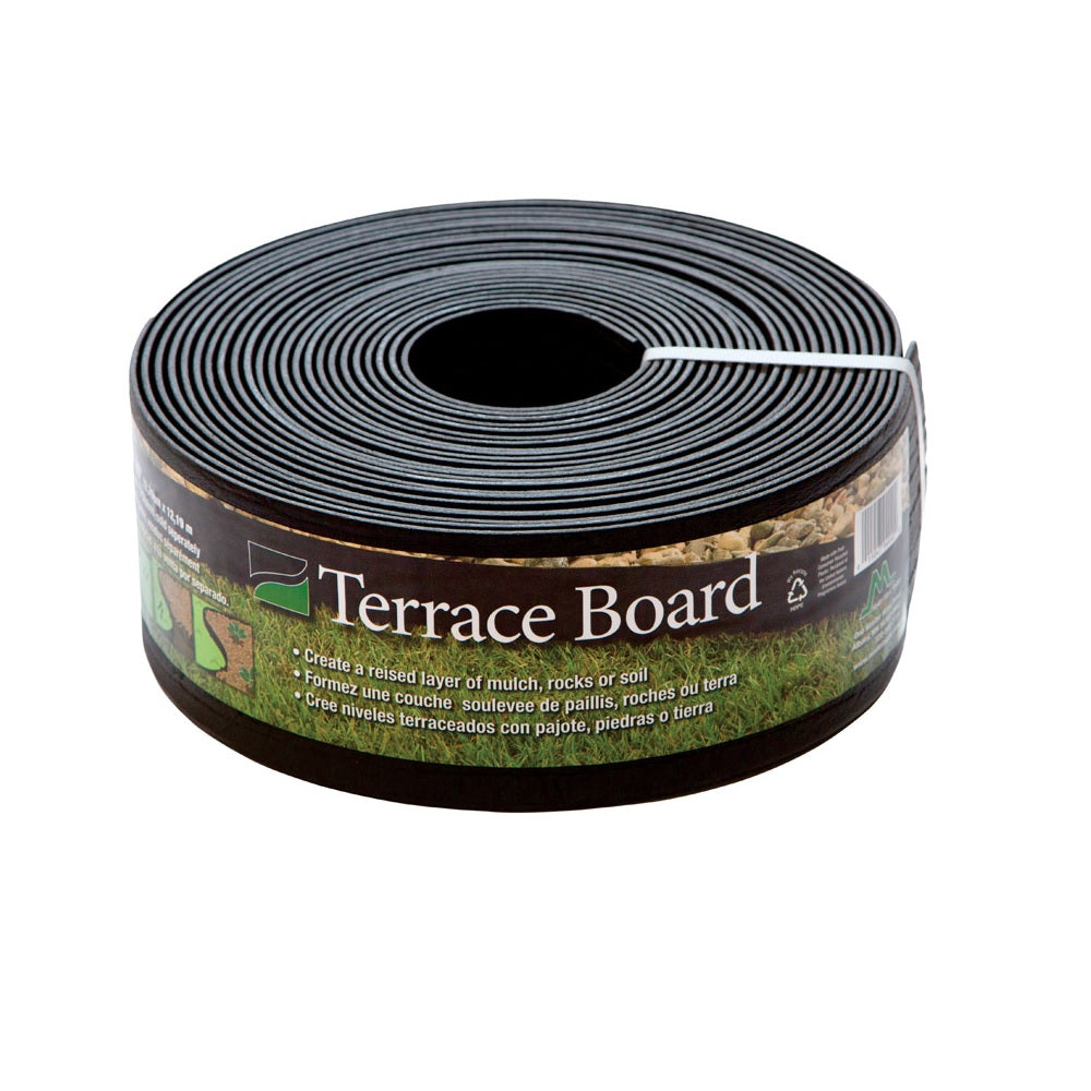 Master Mark 94440 Terrace Board Lawn Edging, 40 Feet x 4 Inch