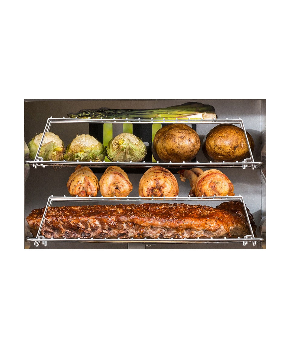 Masterbuilt MB20092818 Smoker Cooking Rack, Silver, 2 Piece