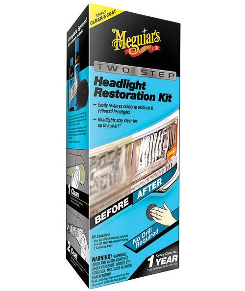 Meguiar's G2970 Two Step Headlight Restoration Kit