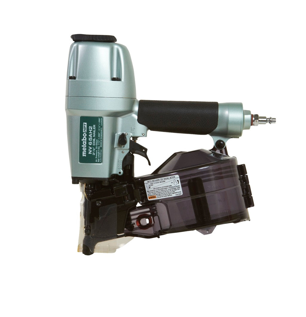 Metabo HPT NV65AH2M Pneumatic Siding Nailer, Silver, 120PSI