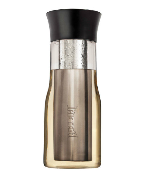 Metrokane W2520 Houdini Wine Chilling Carafe, Glass, Clear