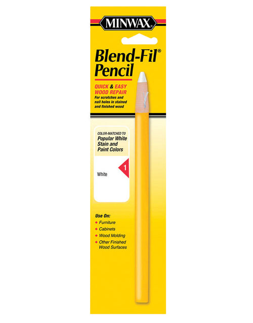 Minwax 110116666 Blend-Fil Pencil, White, No. 1