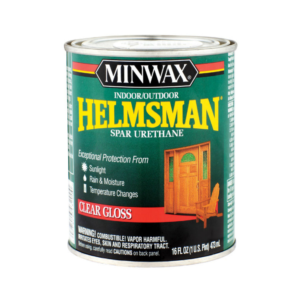 Minwax 43200000 Helmsman Spar Urethane, Clear, 1 Pint