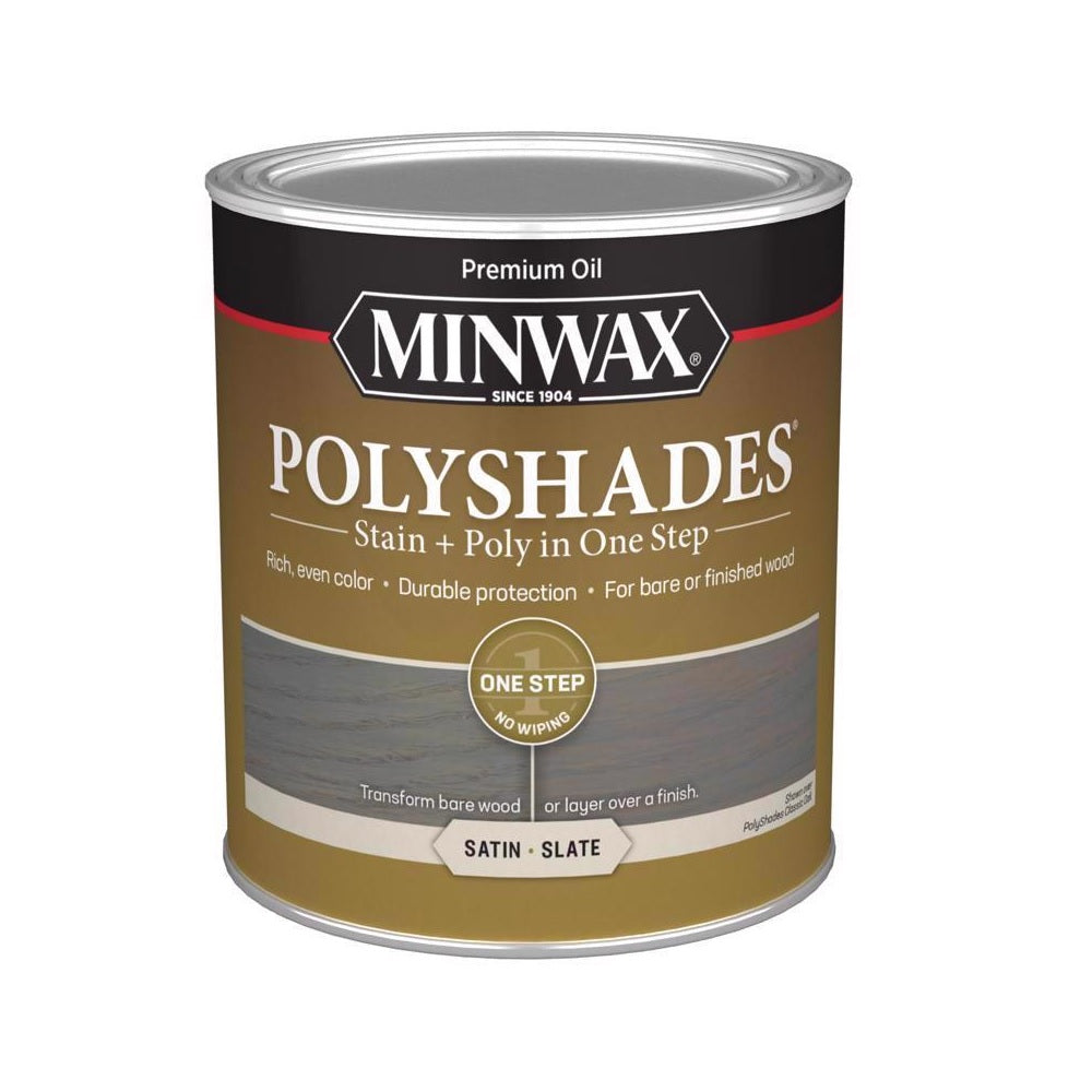 Minwax 613984444 Polyshades Stain and Polyurethane Finish, 1 Quart