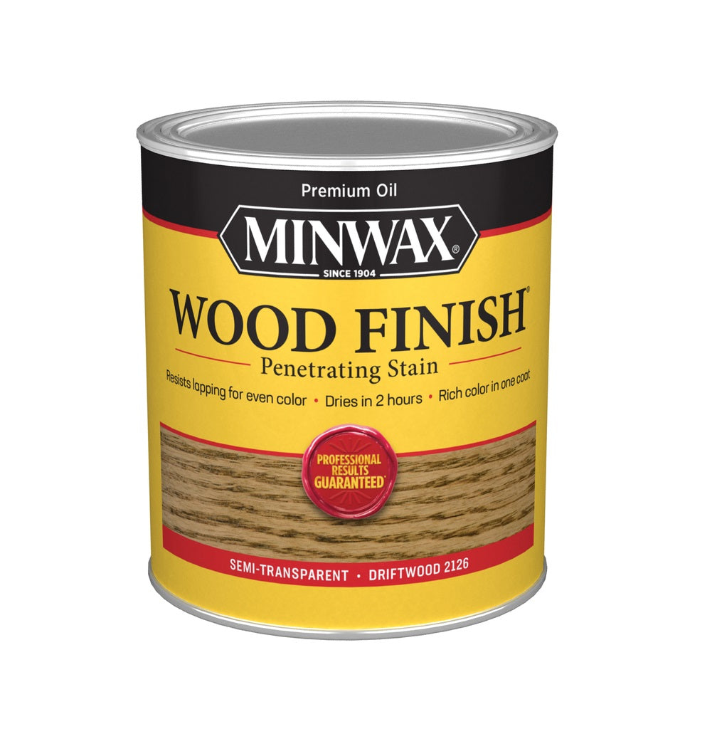 Minwax 70011444 Wood Finish Semi-Transparent Penetrating Wood Stain, 1 Quart