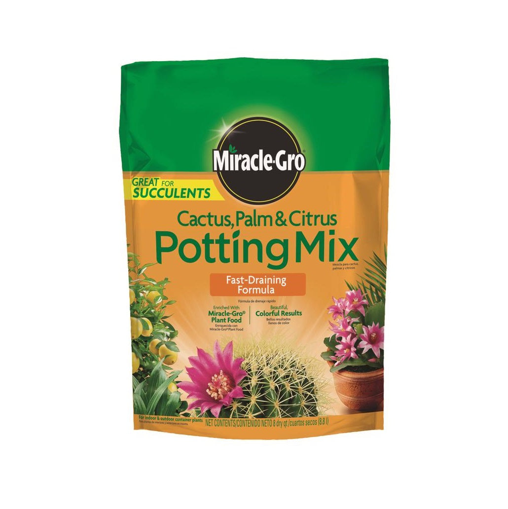 Miracle-Gro 72078432 Potting Mix, 8 Quart