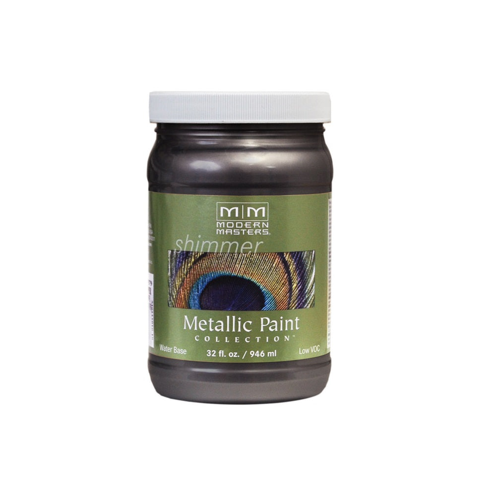 Modern Masters ME24332 Protective Enamel Smoke Metallic Paint, 1 Quart