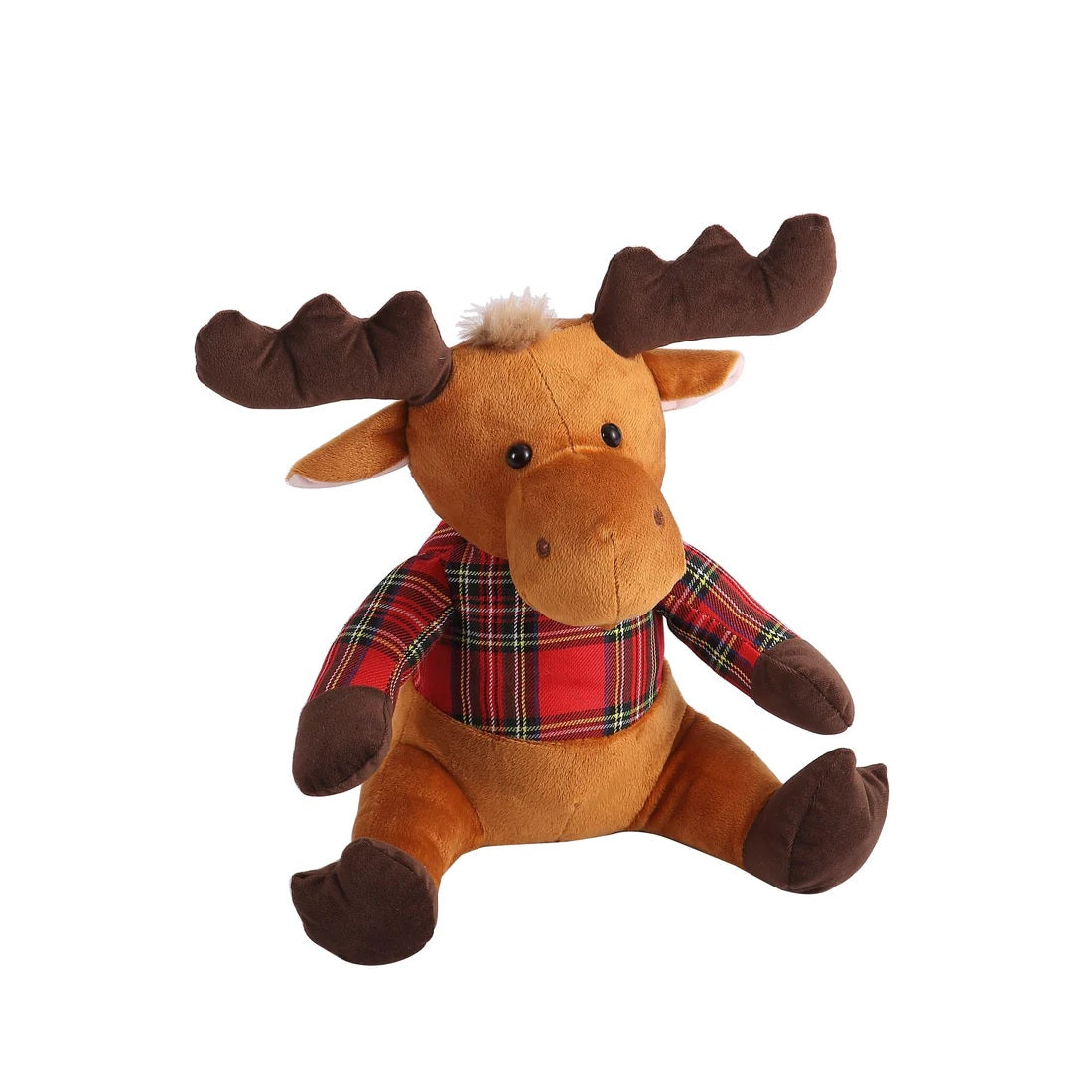 Morgan Fashions M653766 Maurice The Moose Christmas Door Stopper, Brown