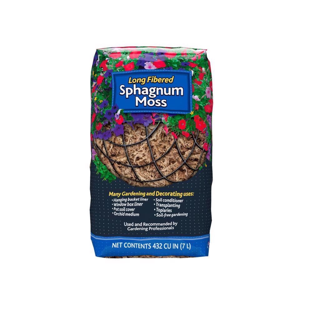 Mosser Lee ML0110 Organic Sphagnum Moss, 432 Cubic Inch