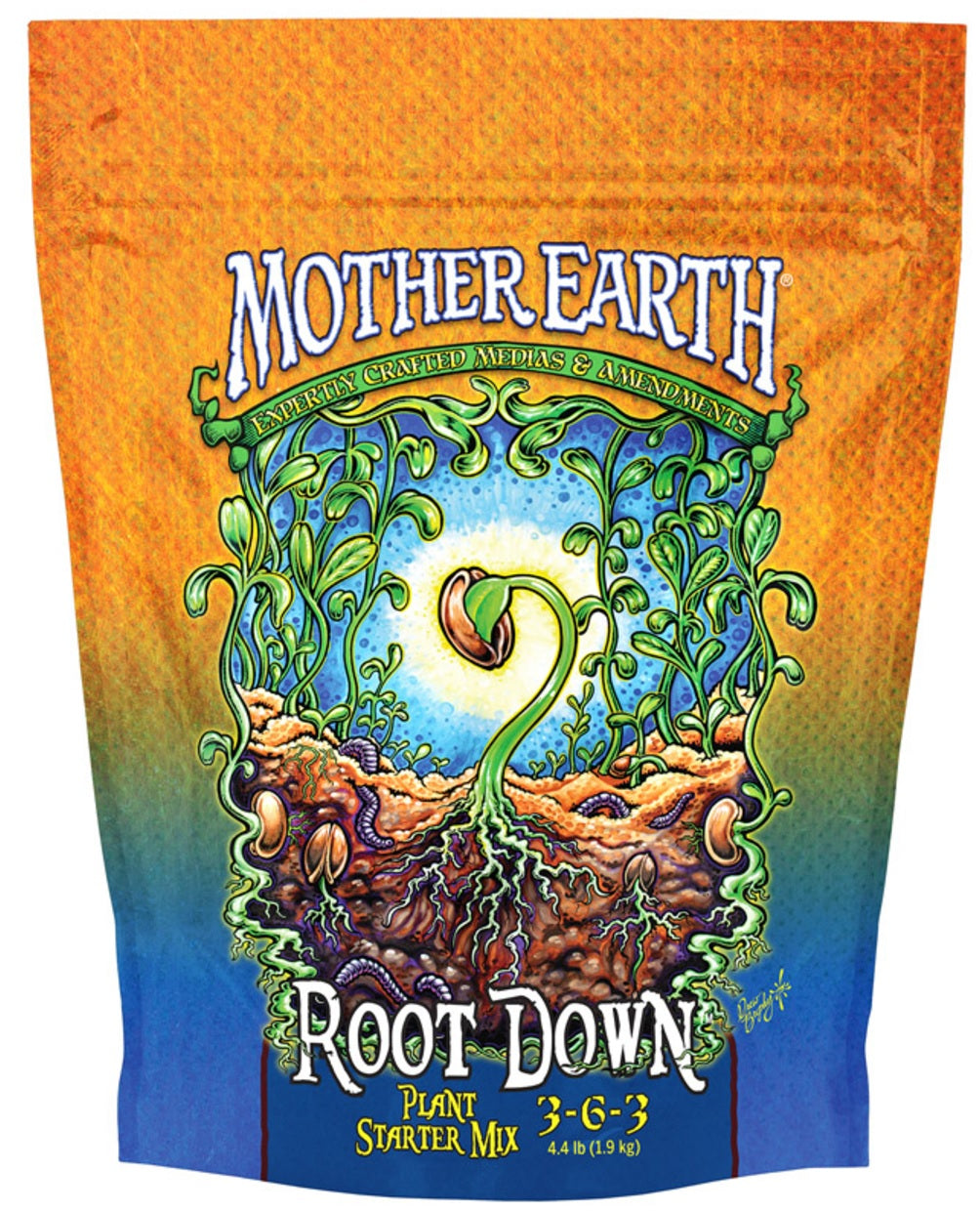 Mother Earth HGC733957 Root Down Planting Mix, 4.4 Lbs