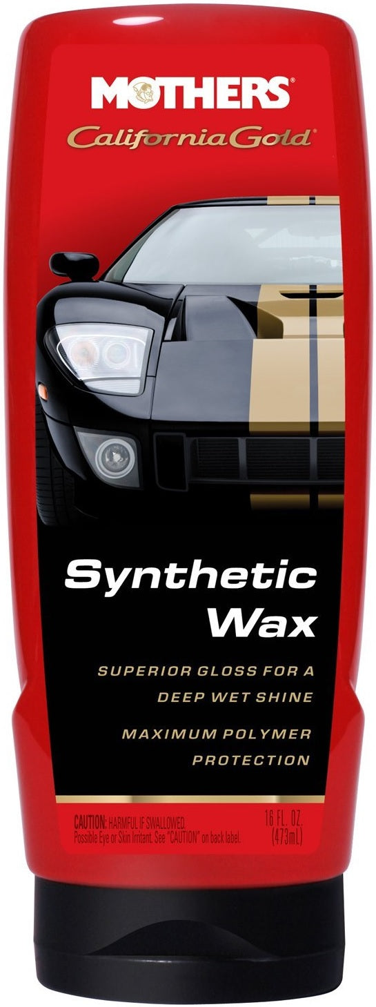 Mothers 05716 California Gold Synthetic Wax, 16 Oz