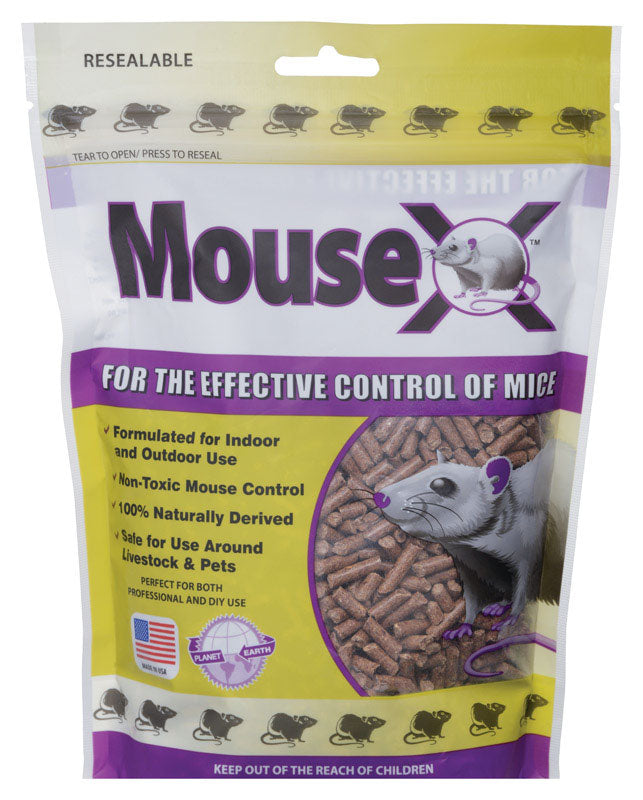 MouseX 620200-6D Non-Toxic Bait Pellets For Mice, 8 Oz