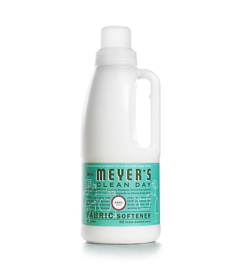Mrs. Meyer's 14334 Liquid Fabric Softener, Basil scent, 32 Oz