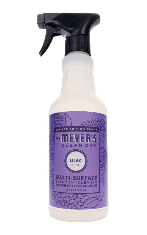 Mrs. Meyer's Clean Day 70059 Multi-Surface Cleaner, Lilac Scent, 16 Oz