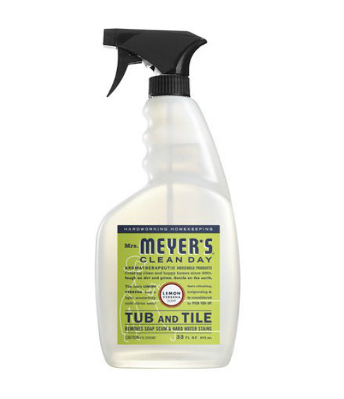 Mrs. Meyer's Clean Day 12168 Tub & Tile Cleaner, Lemon Verbena, 33 Oz
