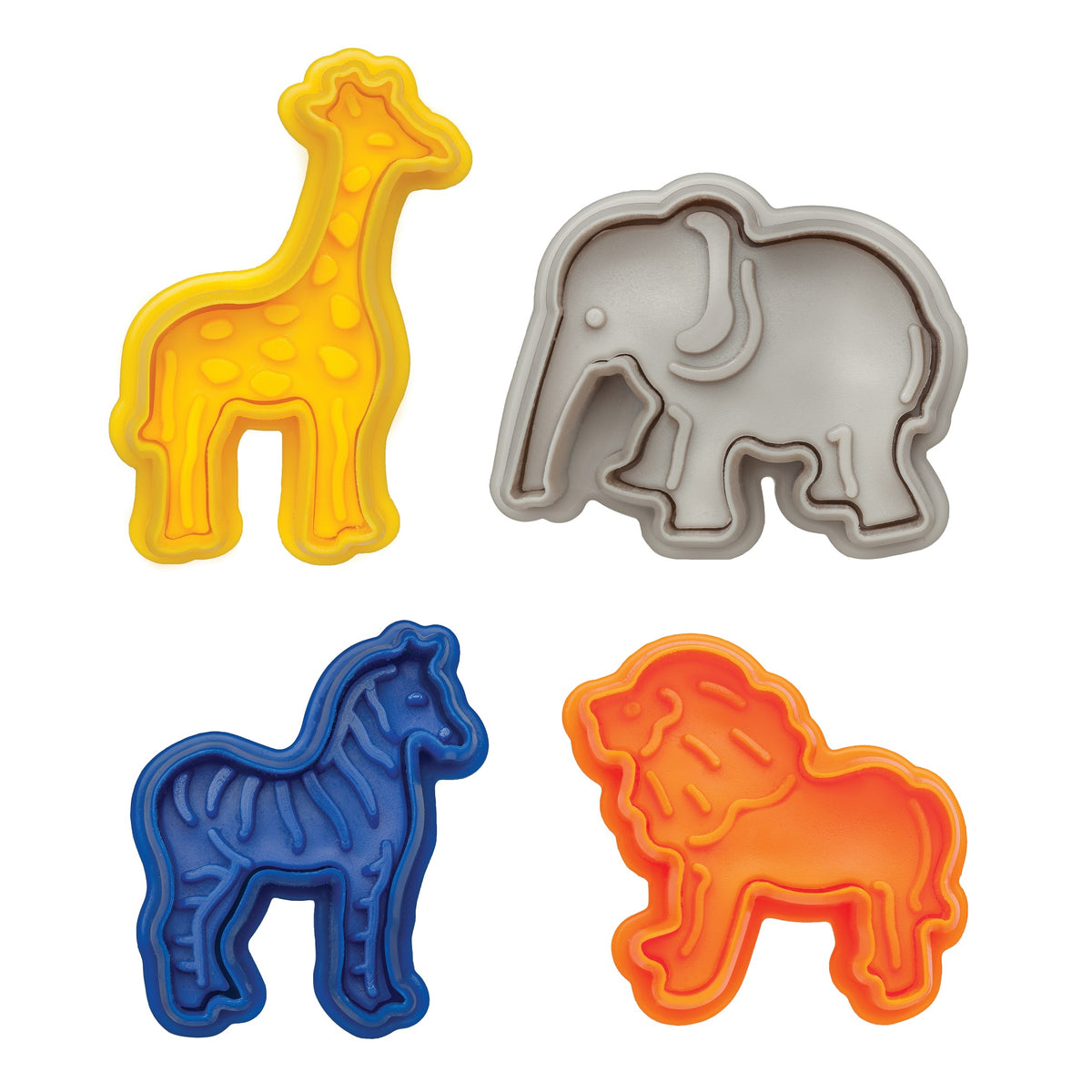 Mrs Anderson's 93249 Baking Animal Cracker Cookie Cutters, Plastic