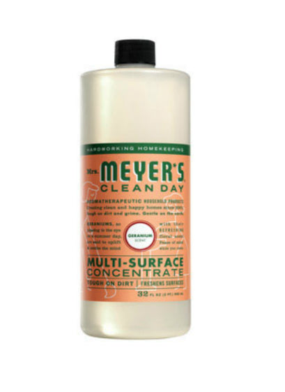 Mrs Meyers Clean Day 13440 Multi Surface Cleaner, Geranium, 32 oz