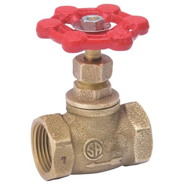 Mueller 105-004NL Stop Valve, 3/4" Ips, Brass