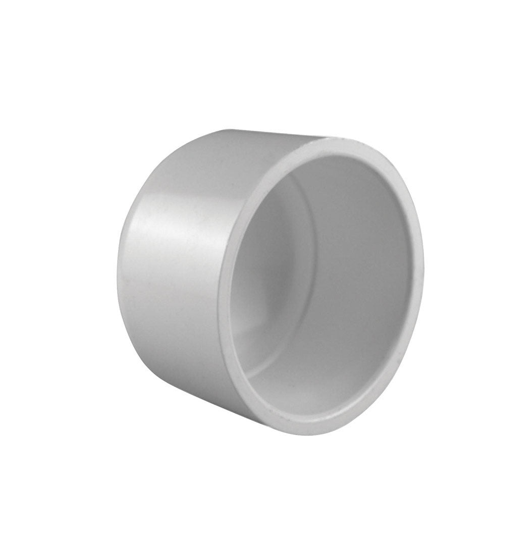 Mueller PVC02116C0600 PVC Cap, 1/2" Slip