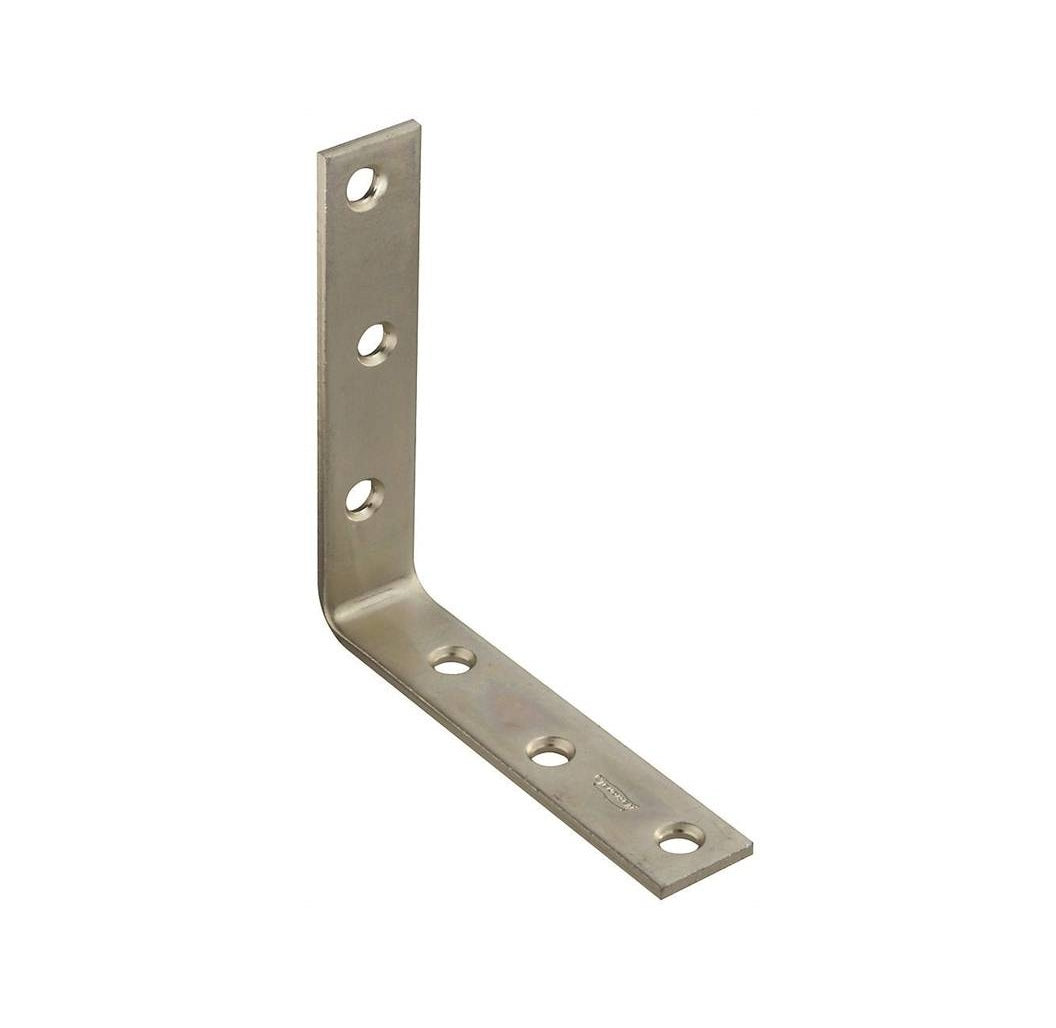 National Hardware 220152 Corner Brace, Zinc Plated, 5" x 1"