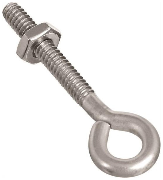National Hardware 221564 Stainless Steel Eye Bolt, Zinc Plated