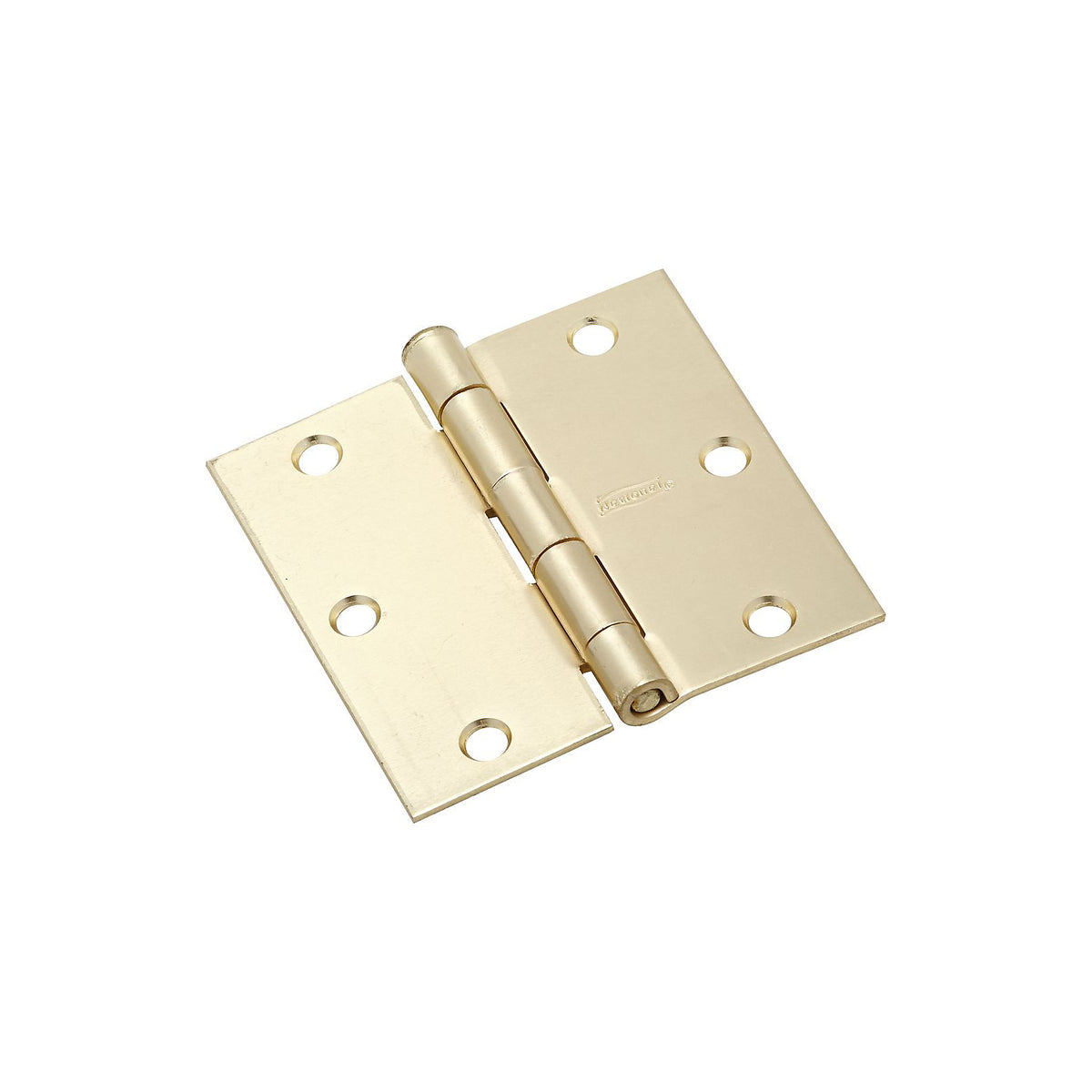 National Hardware 830230 Door Hinge, 3-1/2", Satin Brass