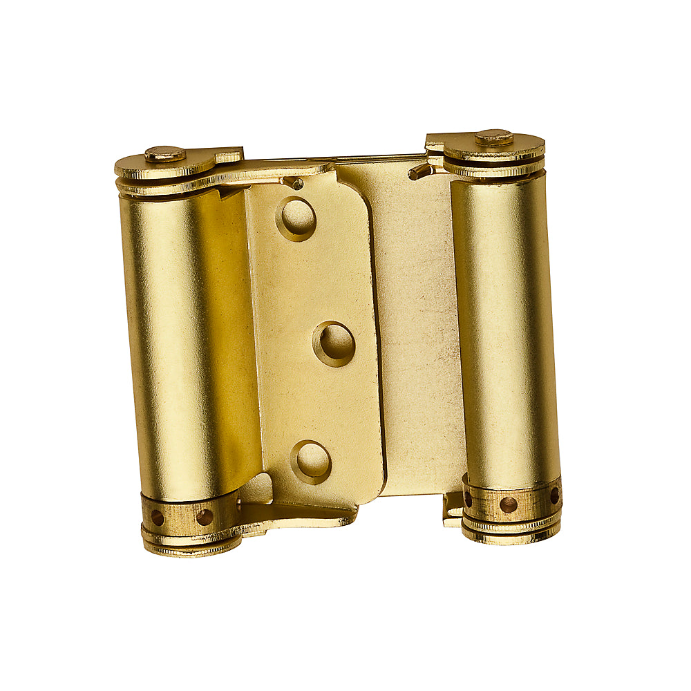 National Hardware N100-049 V127 Double-Acting Spring Hinges, Satin Brass, 3"