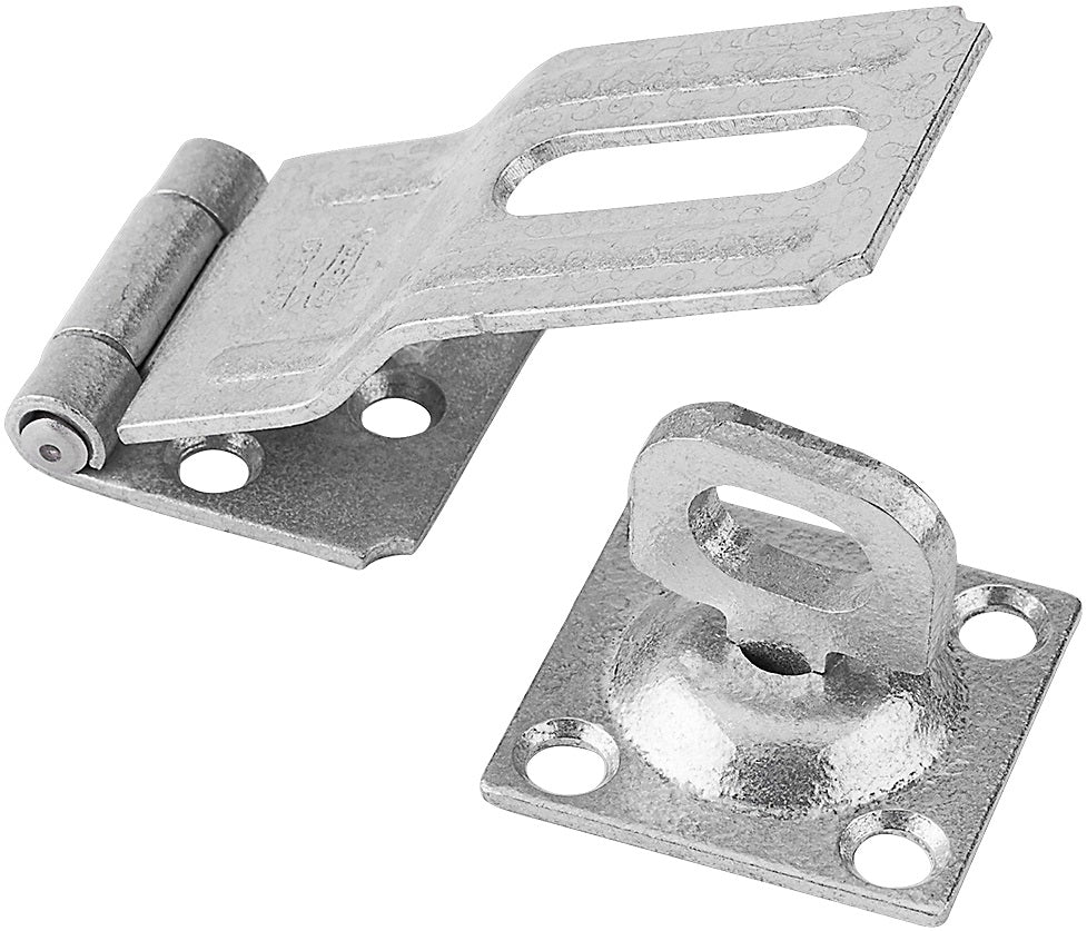 National Hardware N103-044 Swivel Staple Safety Hasp, 3-1/4", Galvanized